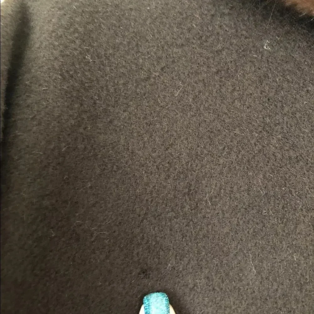 Vintage Bonwitt Teller Junior Forecast Wool Coat with Mink Fur Trim - Picture 16 of 16